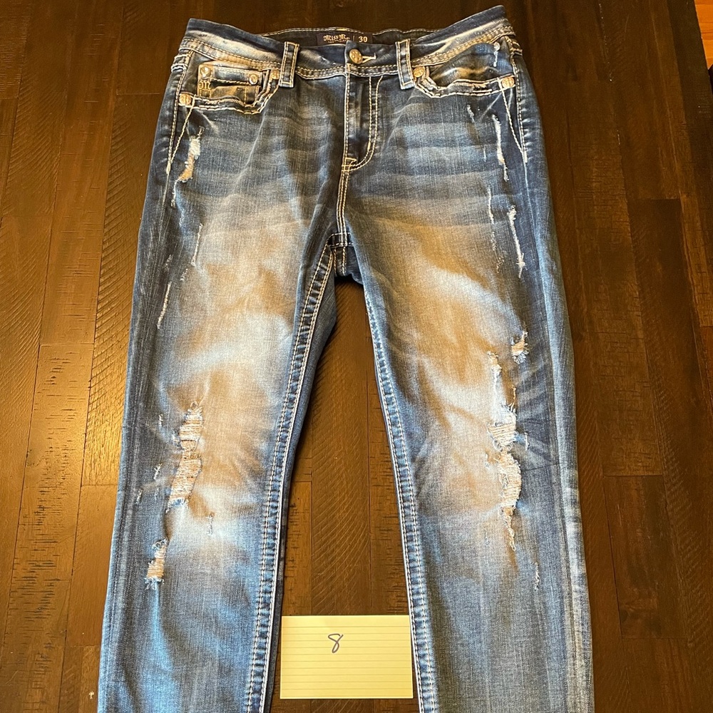 Miss Me Curvy Ankle Skinny Stretch Jean 30 Waist
